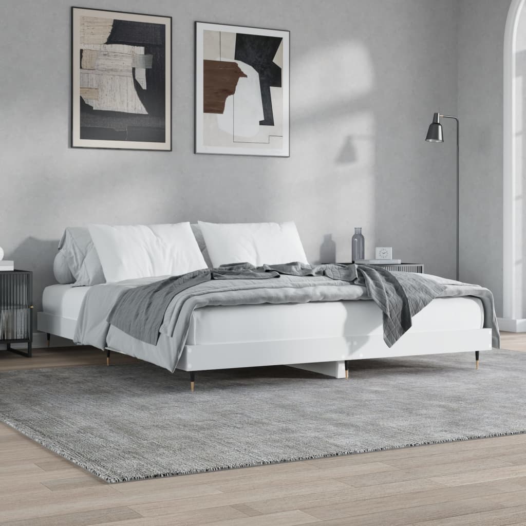 Bed Frame Without Mattress Engineered Wood