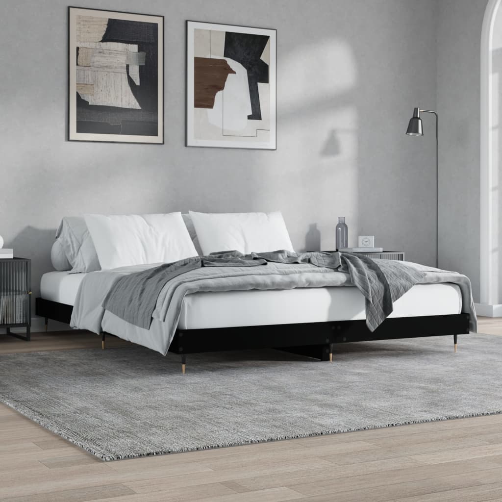 Bed Frame Without Mattress Engineered Wood