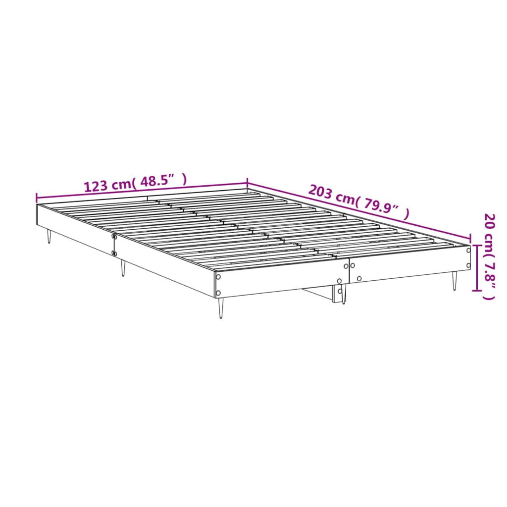 Bed Frame Without Mattress Engineered Wood