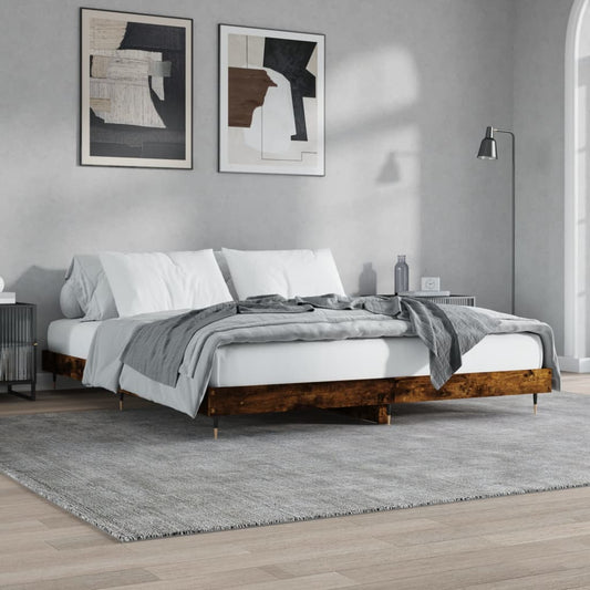 Bed Frame Without Mattress Engineered Wood