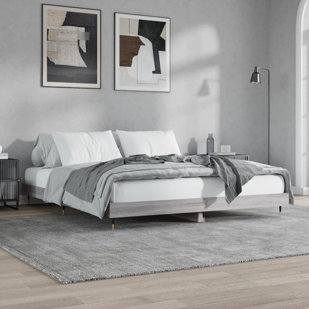 Bed Frame Without Mattress Engineered Wood