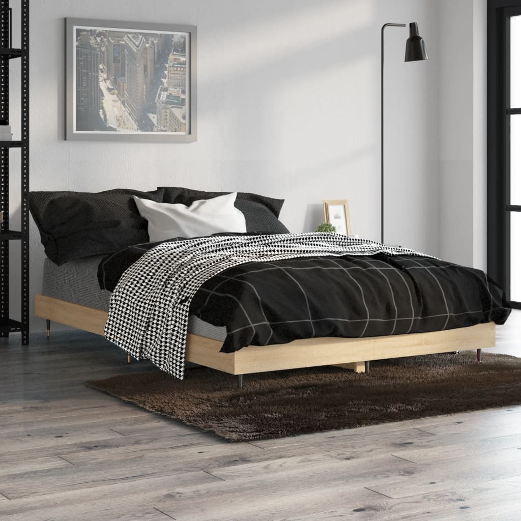 Bed Frame Without Mattress Engineered Wood