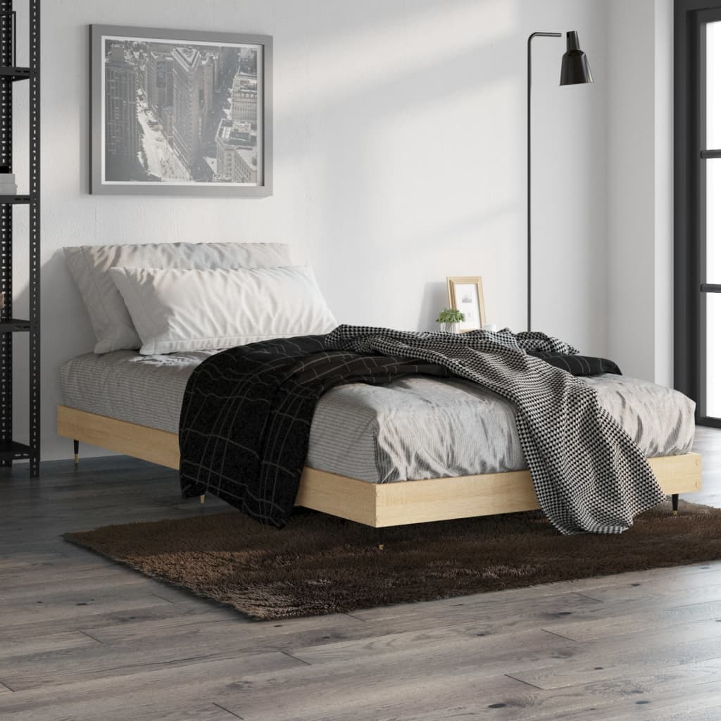 Bed Frame Without Mattress Engineered Wood