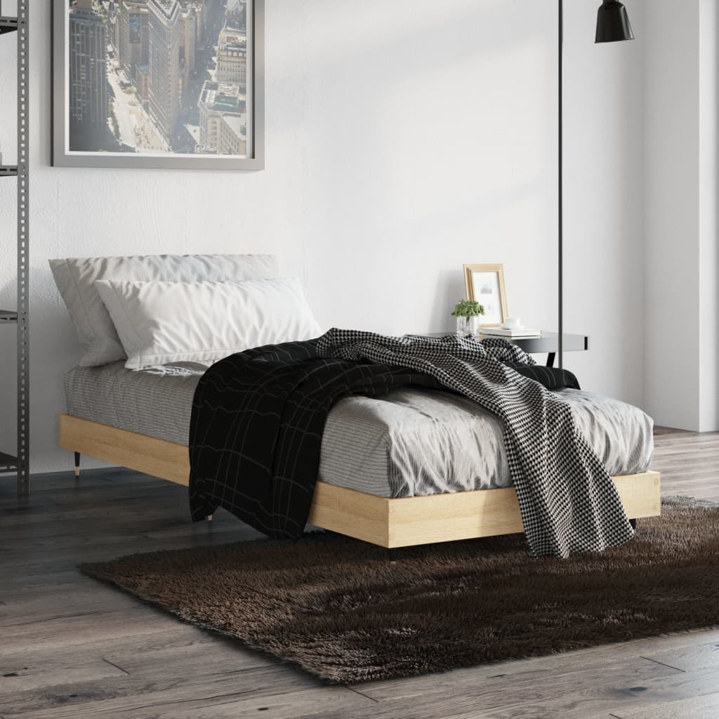Bed Frame Without Mattress Engineered Wood