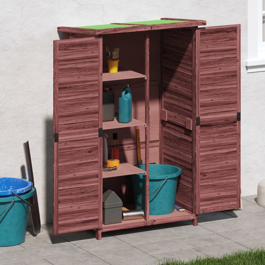 Garden Tool Shed 83X57X140 Cm Solid Wood Pine