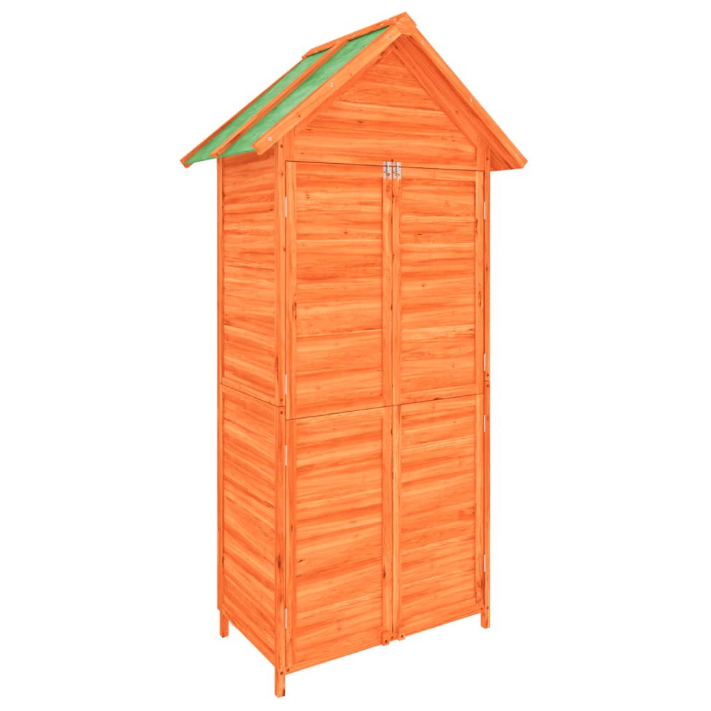 Garden Tool Shed 89X52.5X175 Cm Solid Wood Pine