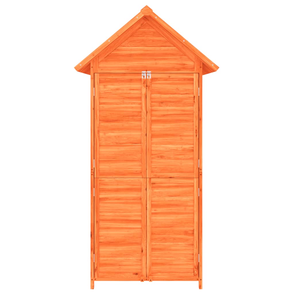 Garden Tool Shed 89X52.5X175 Cm Solid Wood Pine