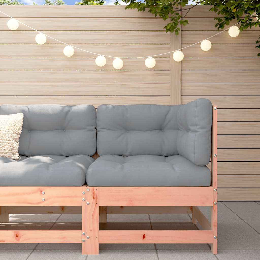 3 Piece Garden Lounge Set With Cushions Solid Wood