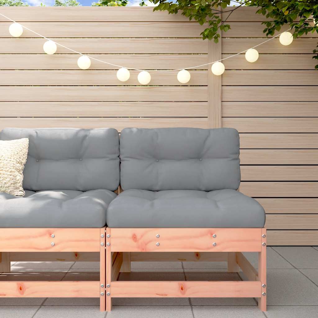 3 Piece Garden Lounge Set With Cushions Solid Wood