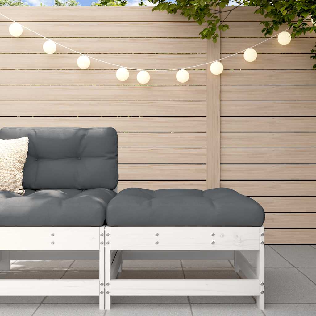 3 Piece Garden Lounge Set With Cushions Solid Wood