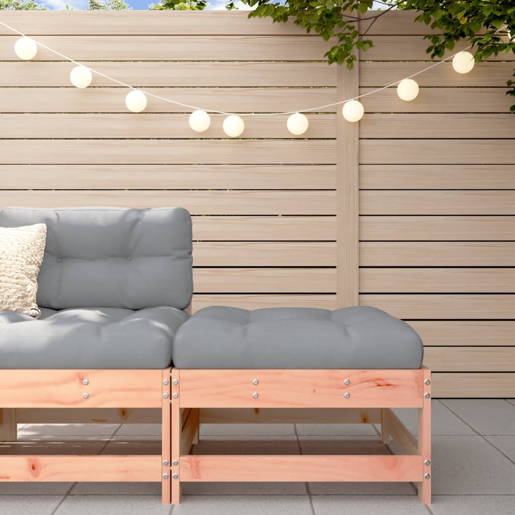 3 Piece Garden Lounge Set With Cushions Solid Wood