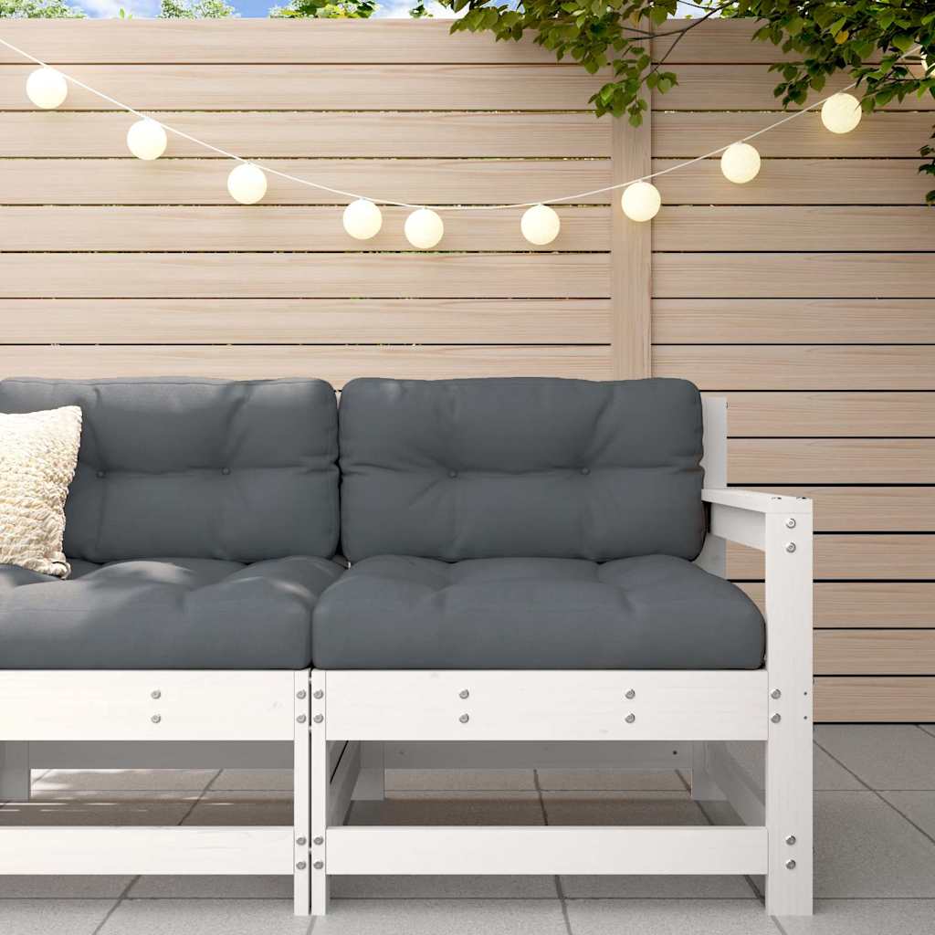 3 Piece Garden Lounge Set With Cushions Solid Wood