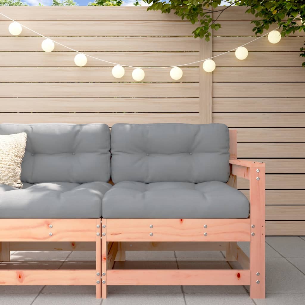 3 Piece Garden Lounge Set With Cushions Solid Wood