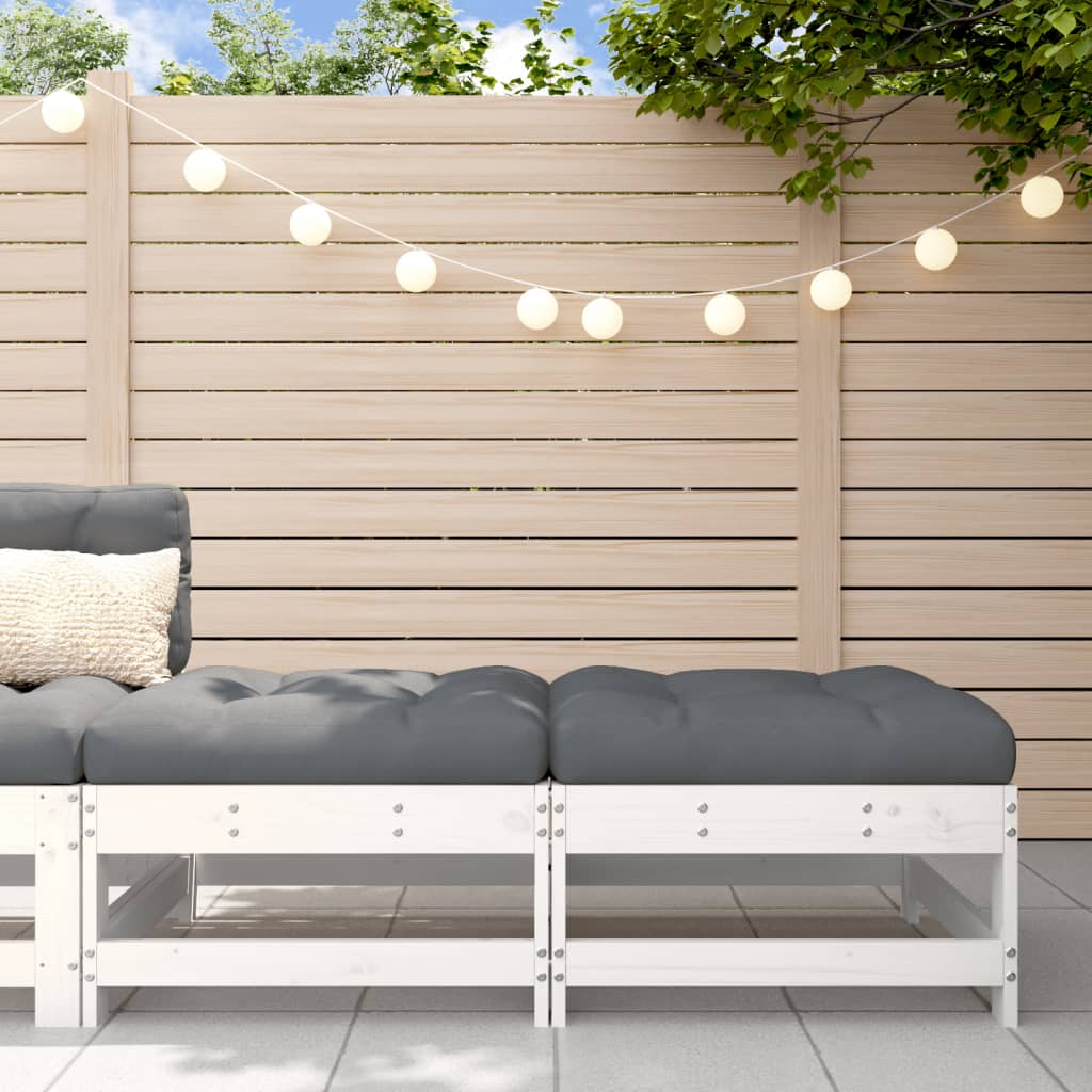 3 Piece Garden Lounge Set With Cushions Solid Wood