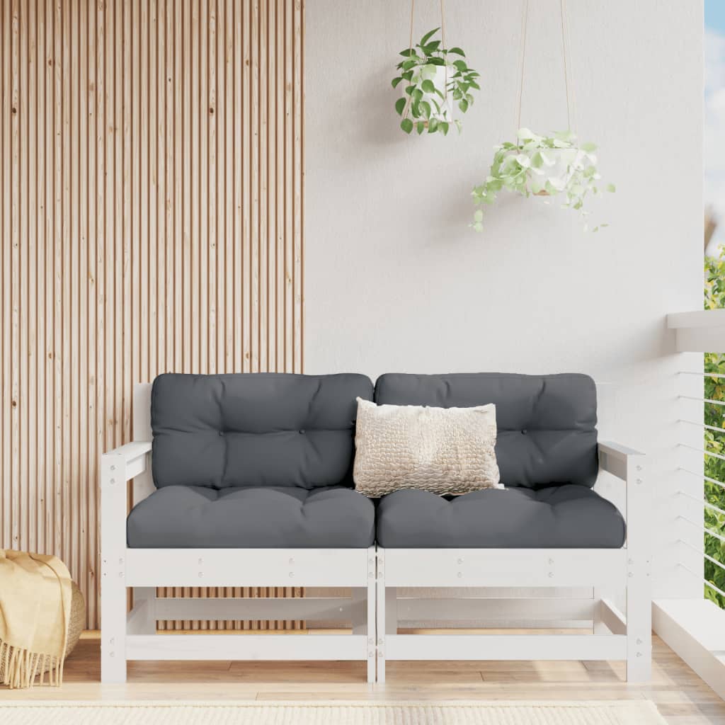 3 Piece Garden Lounge Set With Cushions Solid Wood