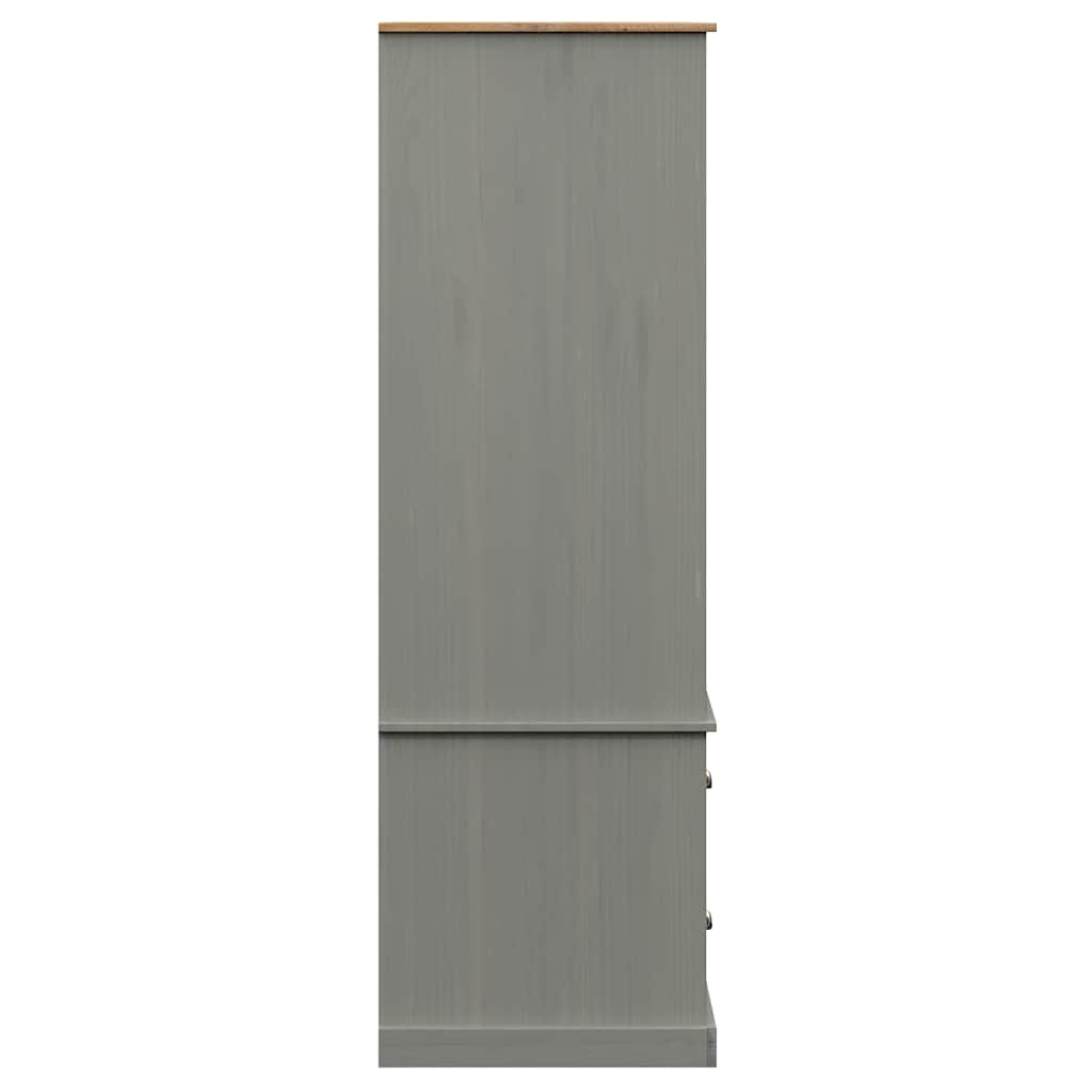 Wardrobe Vigo 90X55X170 Cm Solid Wood Pine