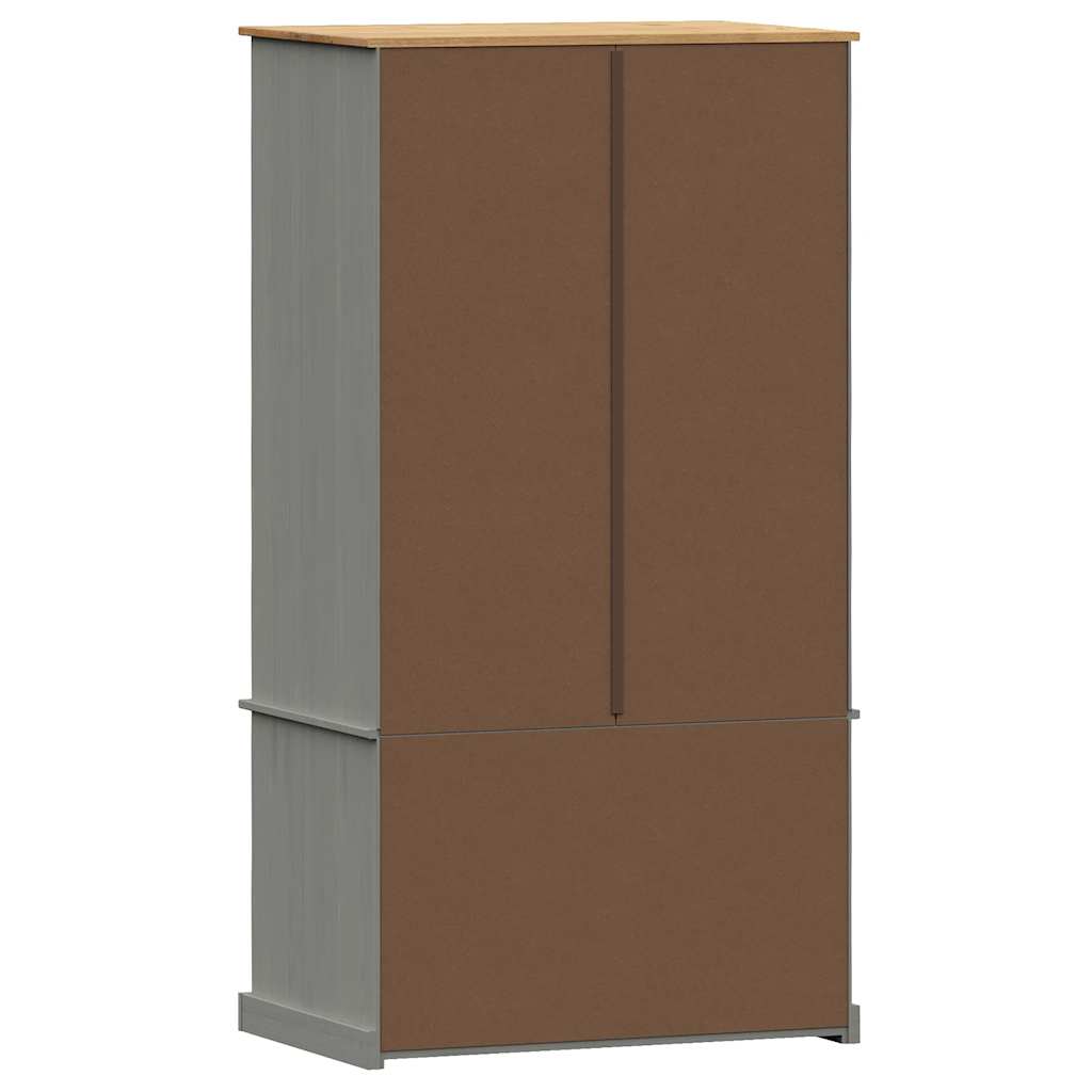 Wardrobe Vigo 90X55X170 Cm Solid Wood Pine