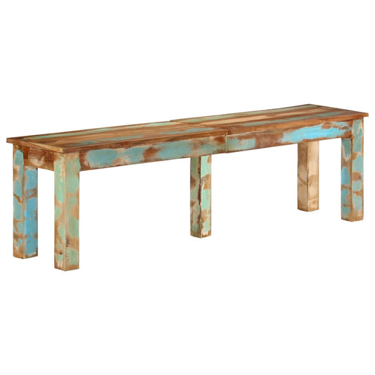 Bench 160X35X46 Cm Solid Reclaimed Wood