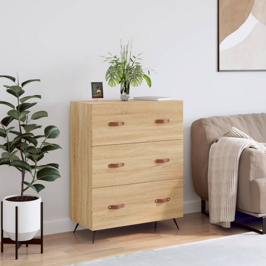 Chest Of Drawers 69.5X34X90 Cm Engineered Wood