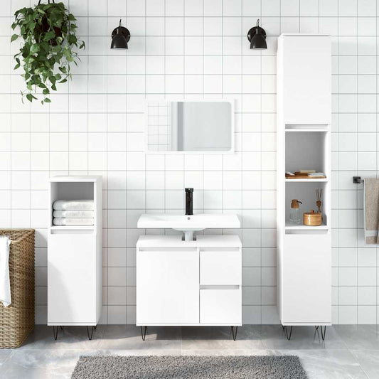 Bathroom Cabinet 65X33X60 Cm Engineered Wood