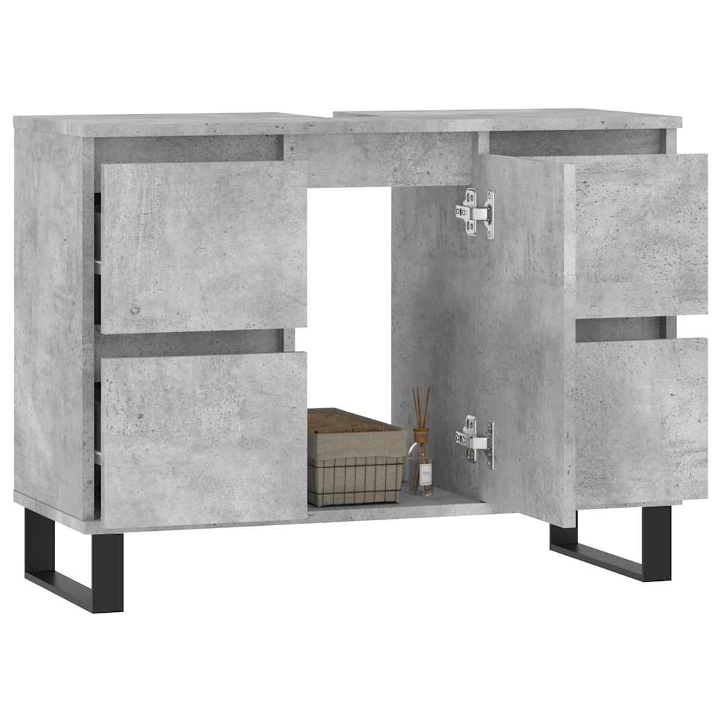 Bathroom Cabinet 80X33X60 Cm Engineered Wood