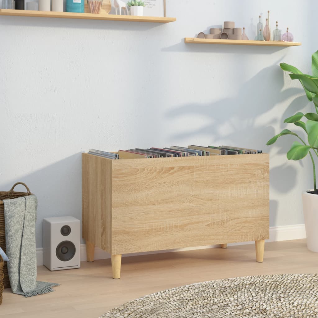 Record Cabinet 74.5X38X48 Cm Engineered Wood