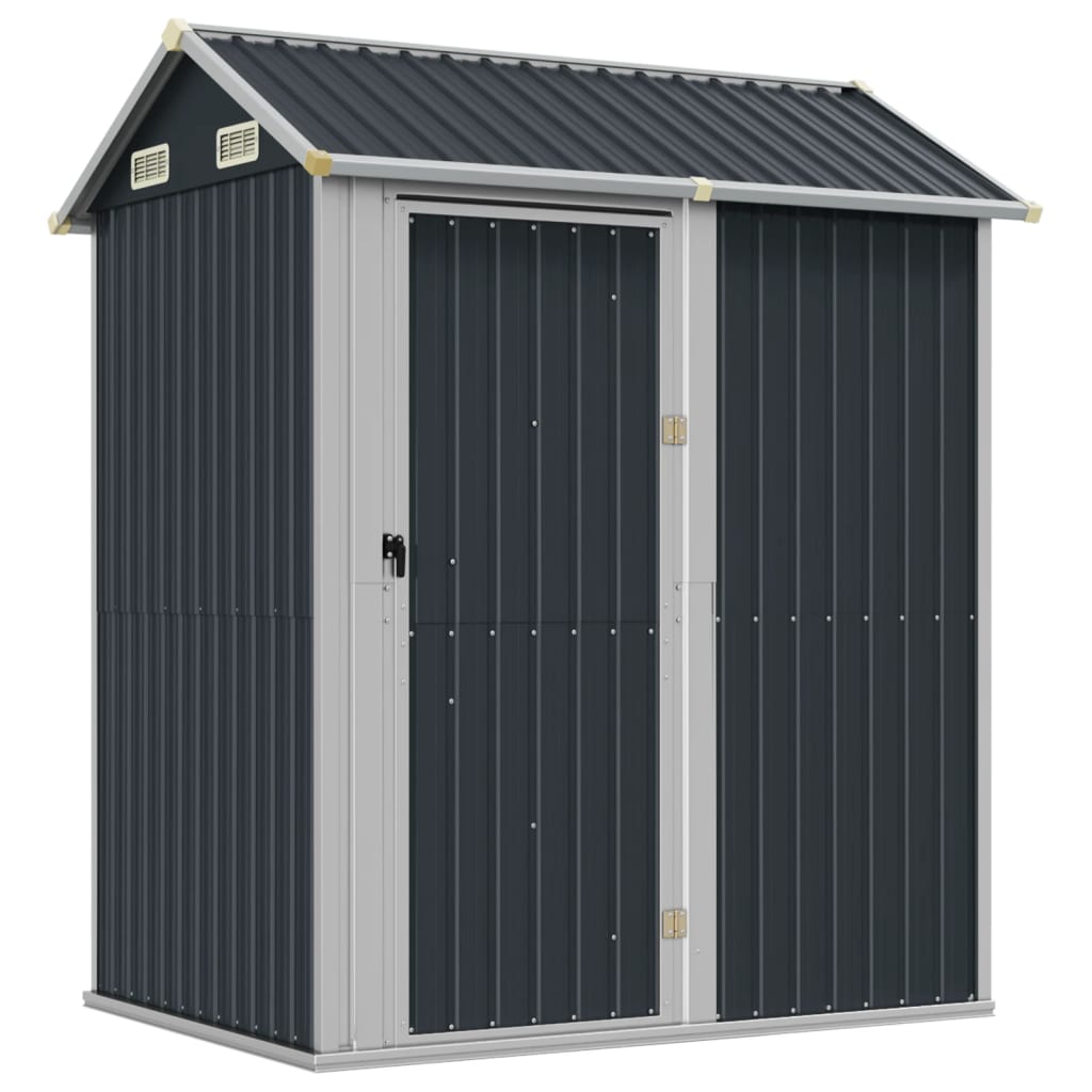 Garden Shed 192X152.5X237 Cm Galvanised Steel