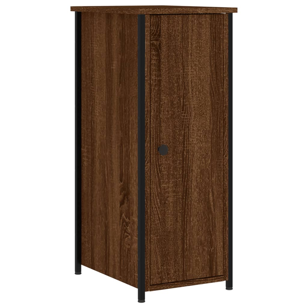 Bedside Cabinet 32X42X80 Cm Engineered Wood
