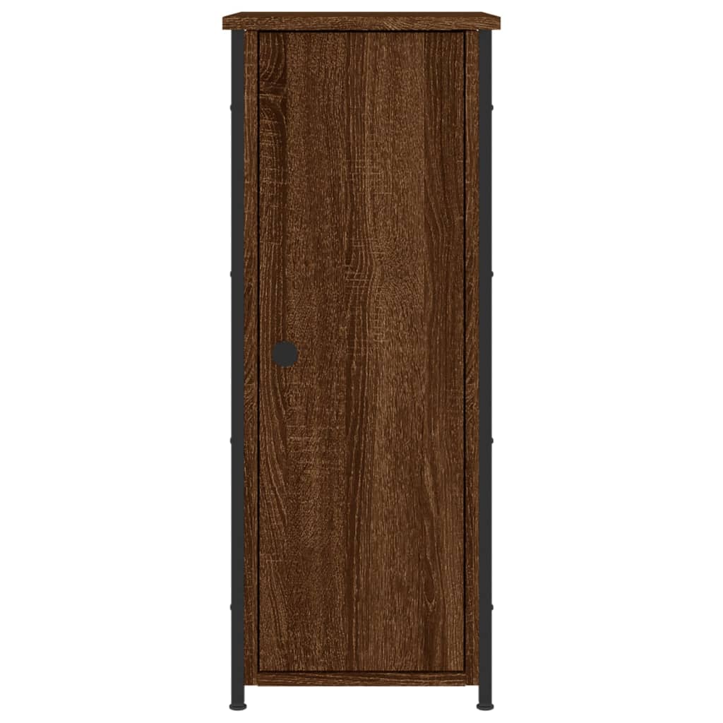 Bedside Cabinet 32X42X80 Cm Engineered Wood