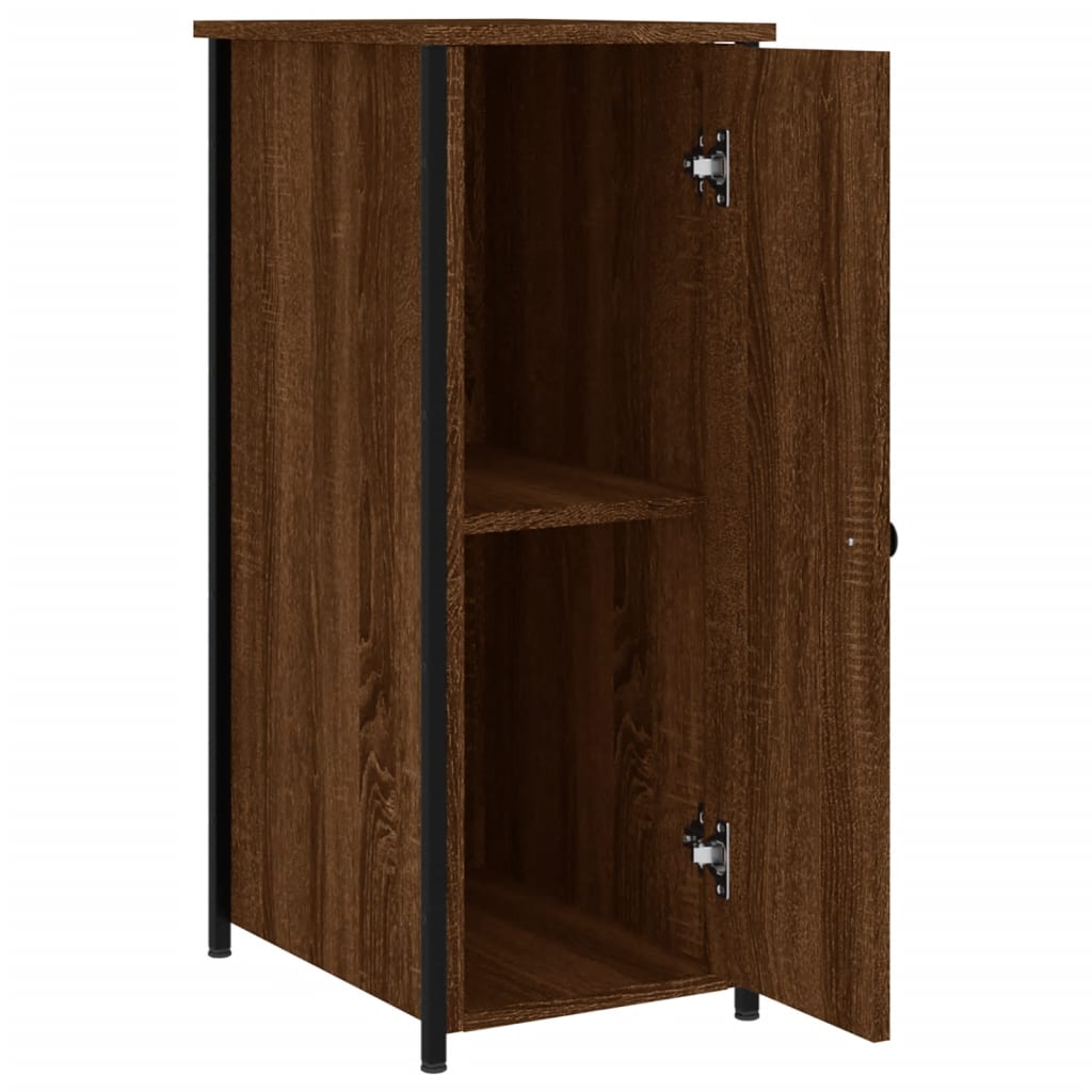 Bedside Cabinet 32X42X80 Cm Engineered Wood
