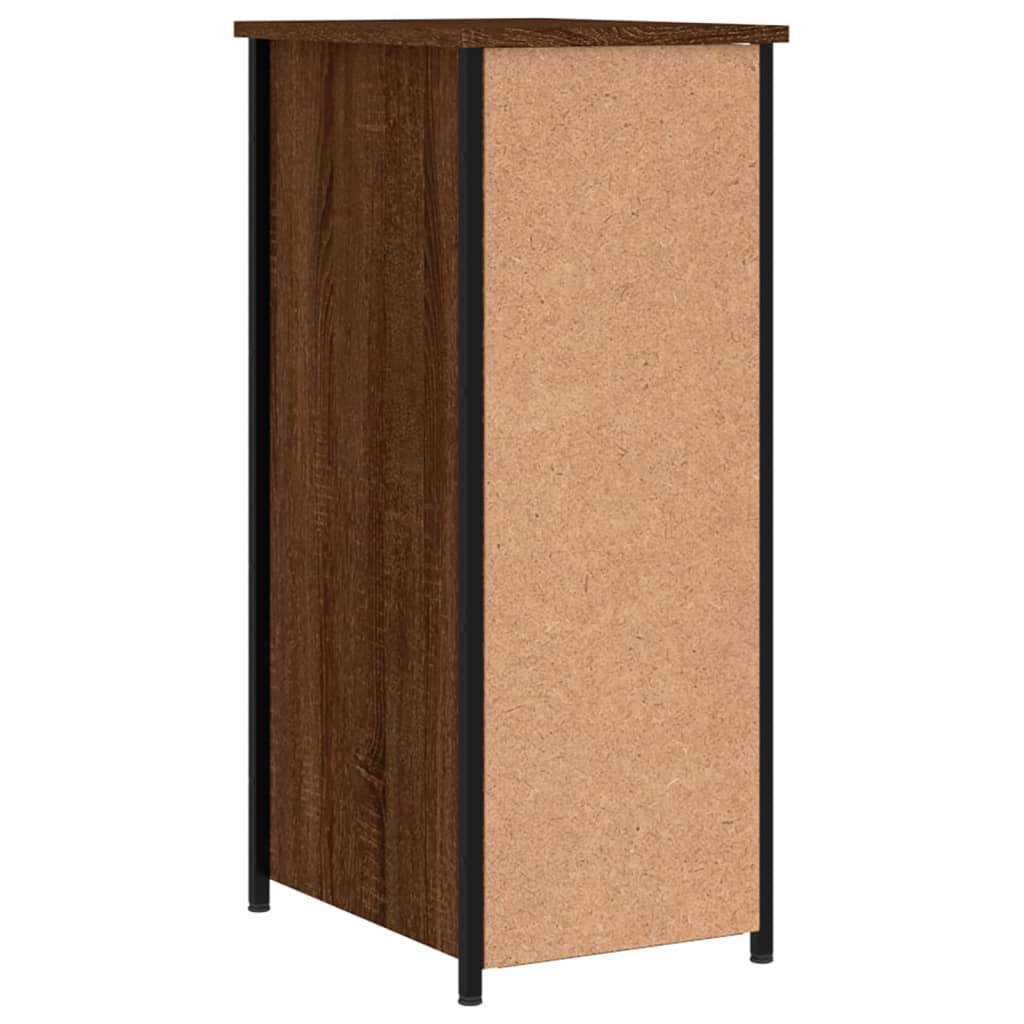 Bedside Cabinet 32X42X80 Cm Engineered Wood