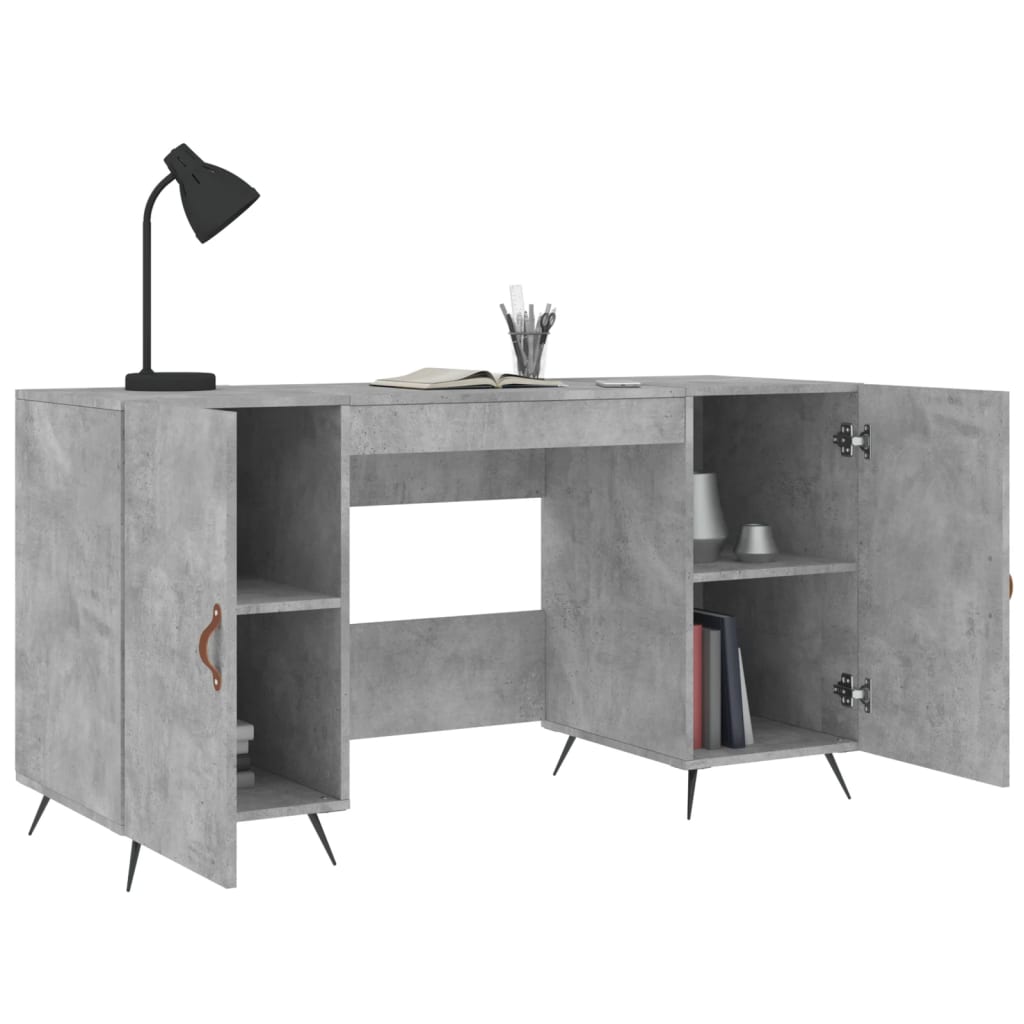 Desk 140X50X75 Cm Engineered Wood