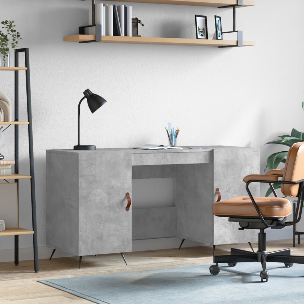 Desk 140X50X75 Cm Engineered Wood
