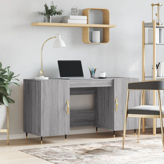 Desk 140X50X75 Cm Engineered Wood
