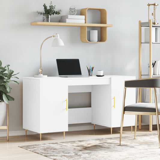 Desk 140X50X75 Cm Engineered Wood
