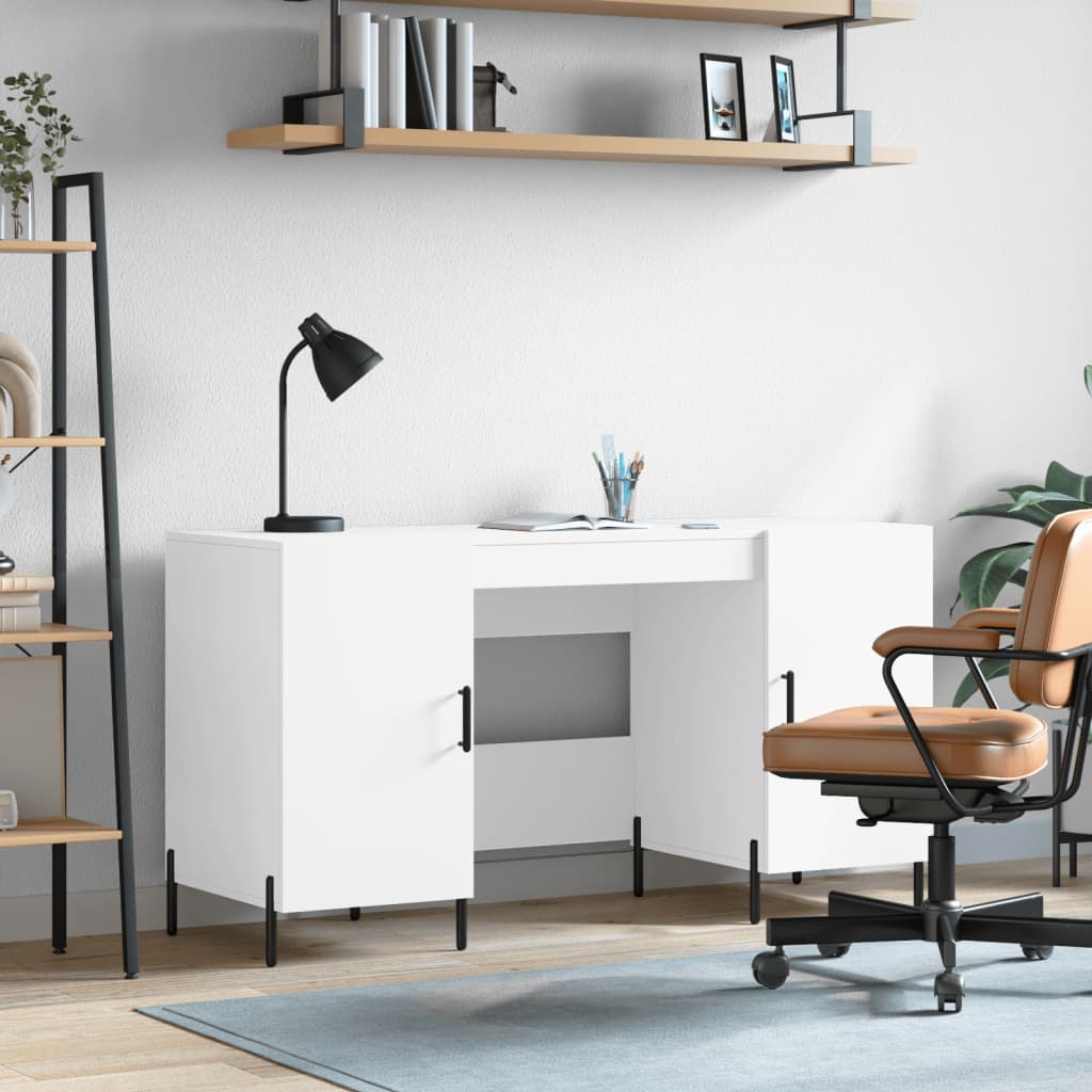 Desk 140X50X75 Cm Engineered Wood