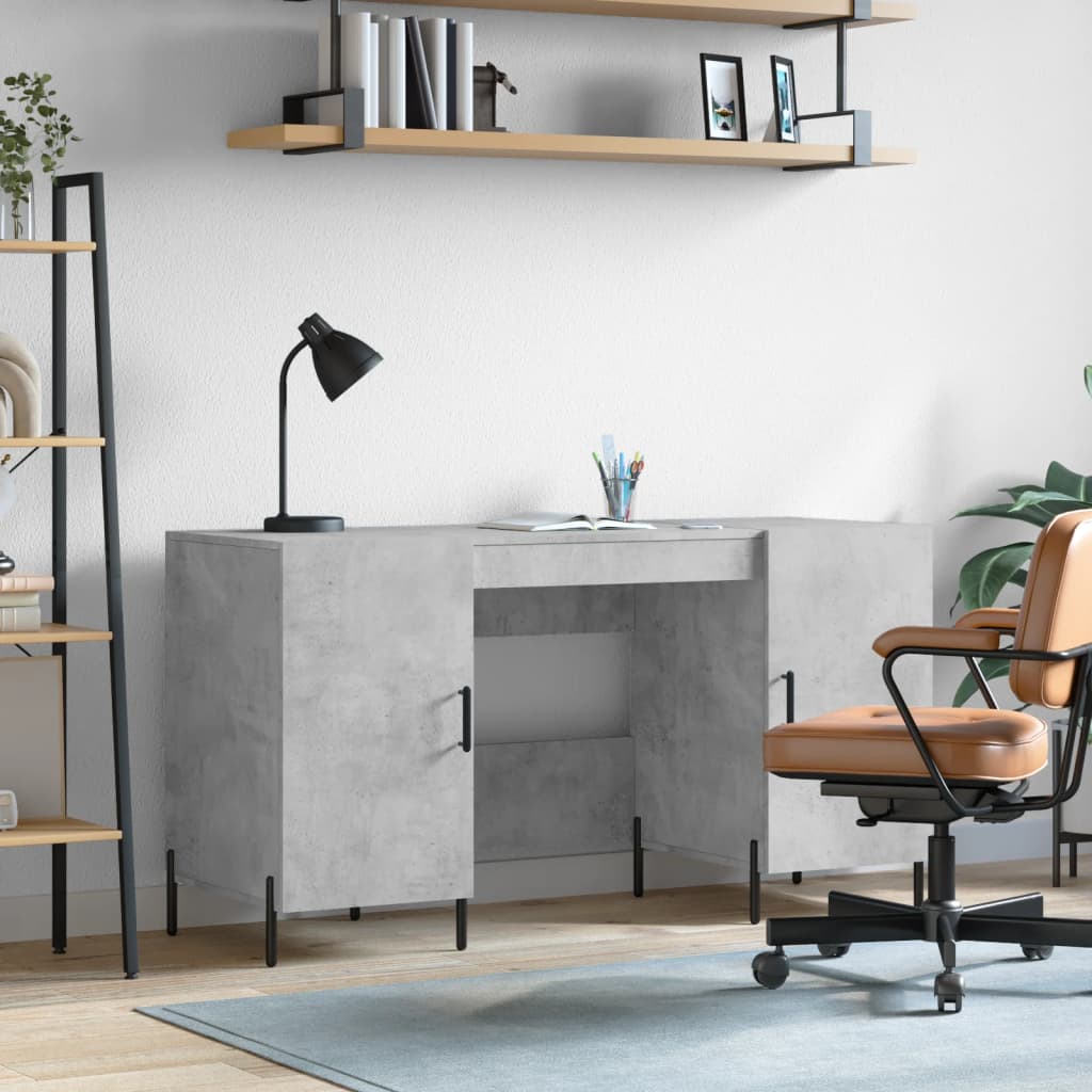 Desk 140X50X75 Cm Engineered Wood