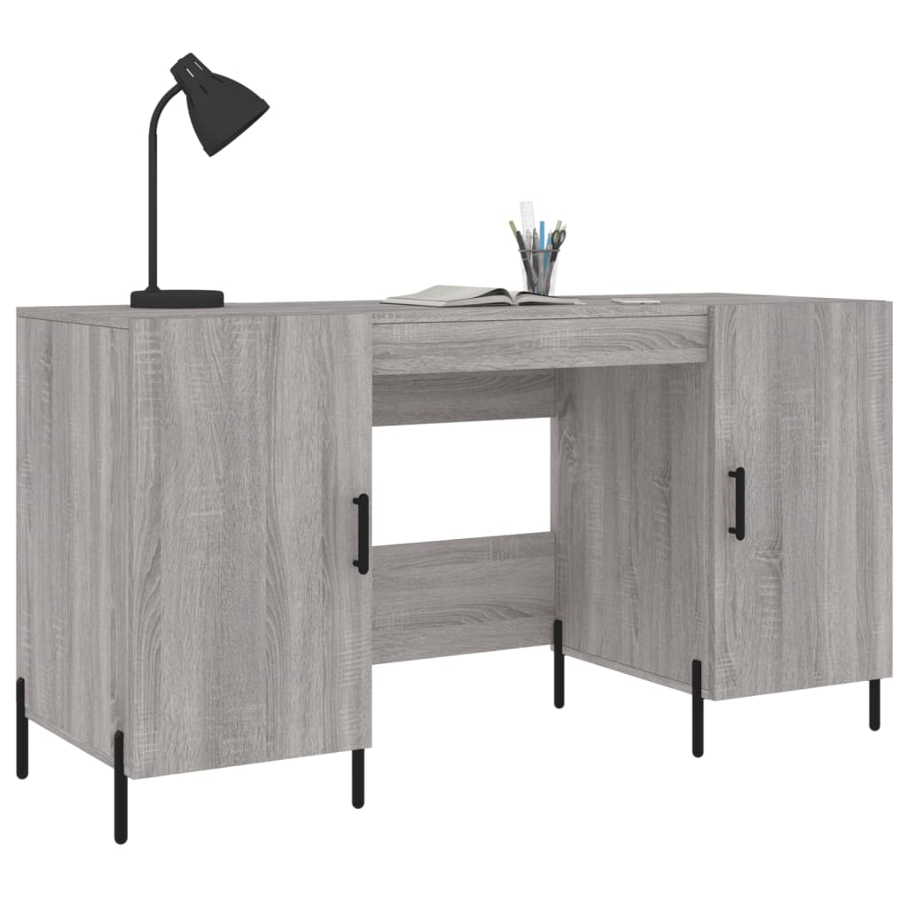 Desk 140X50X75 Cm Engineered Wood