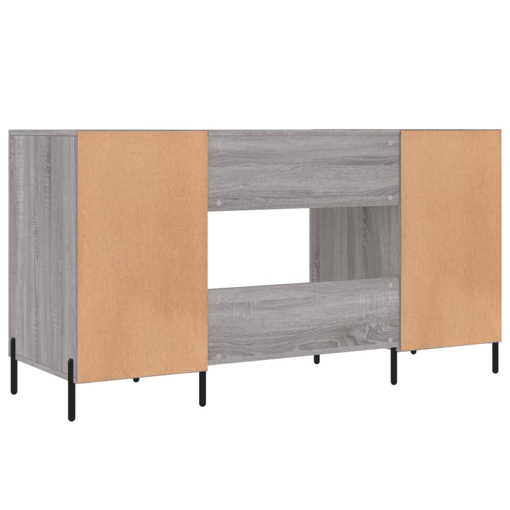 Desk 140X50X75 Cm Engineered Wood