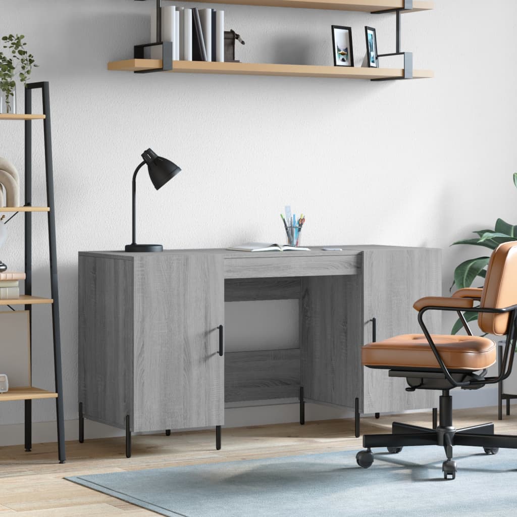 Desk 140X50X75 Cm Engineered Wood