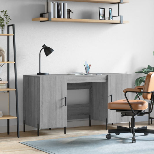 Desk 140X50X75 Cm Engineered Wood