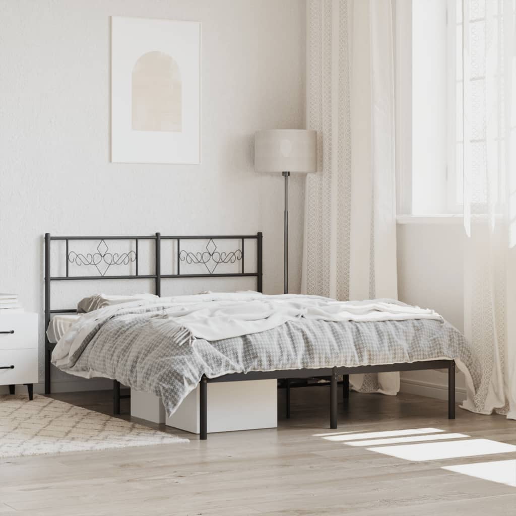 Metal Bed Frame Without Mattress 90X200Cm