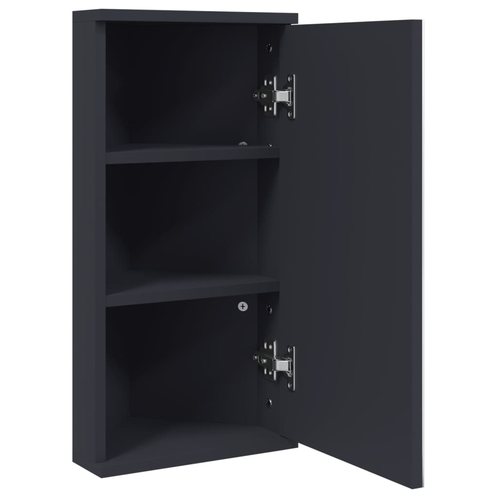 Corner Bathroom Mirror Cabinet 30X24X60 Cm
