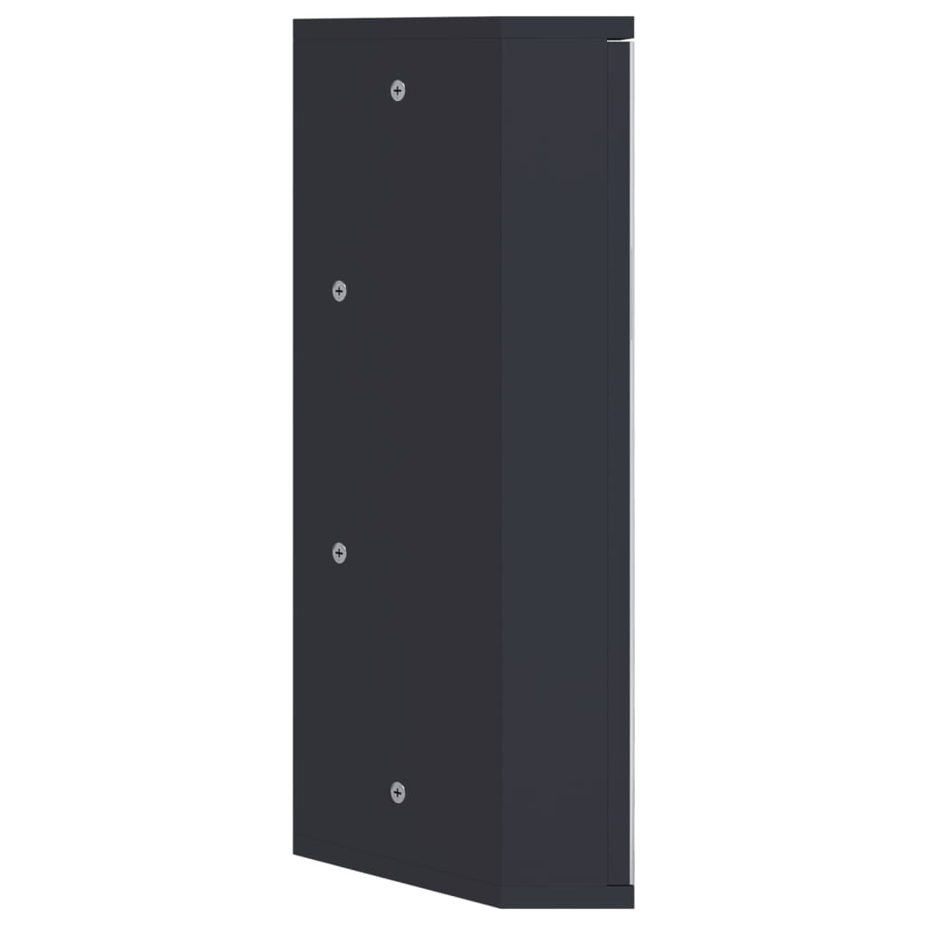 Corner Bathroom Mirror Cabinet 30X24X60 Cm