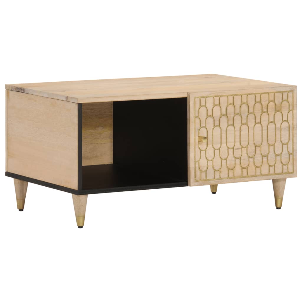 Coffee Table 80X50X40 Cm Solid Wood Mango
