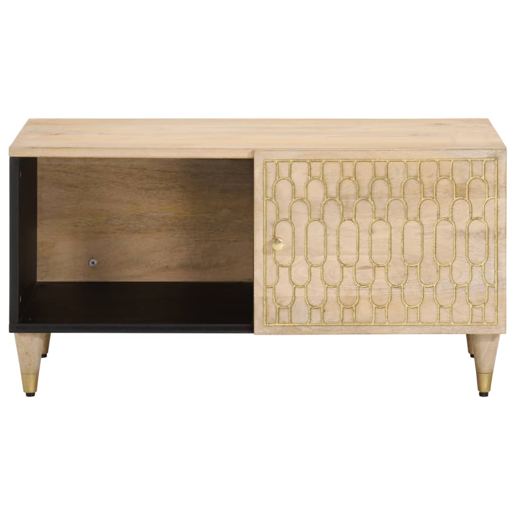 Coffee Table 80X50X40 Cm Solid Wood Mango