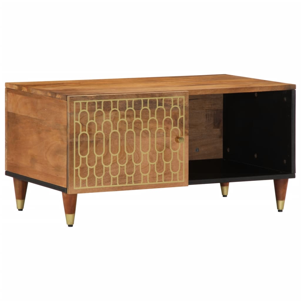 Coffee Table 80X50X40 Cm Solid Wood Mango