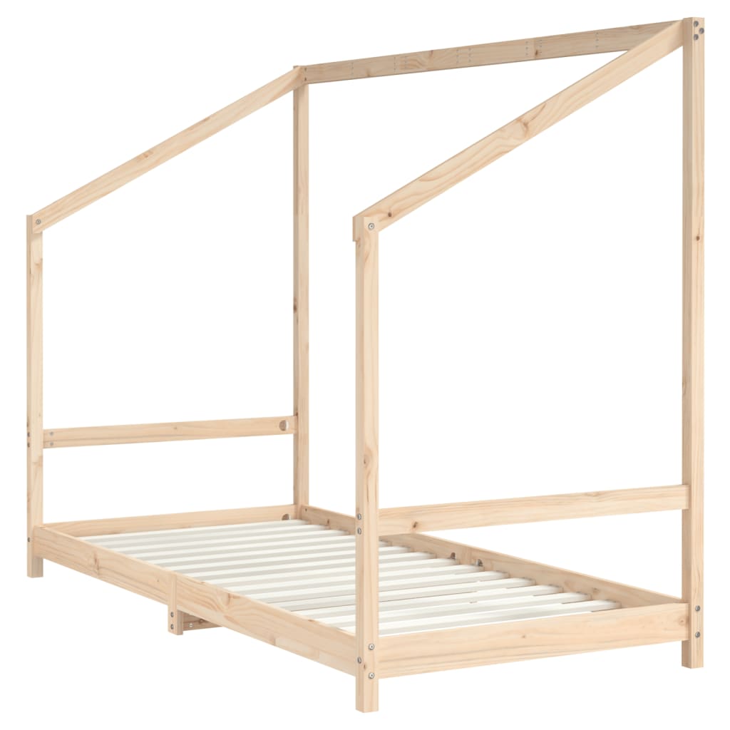 Kids Bed Frame Solid Wood Pine