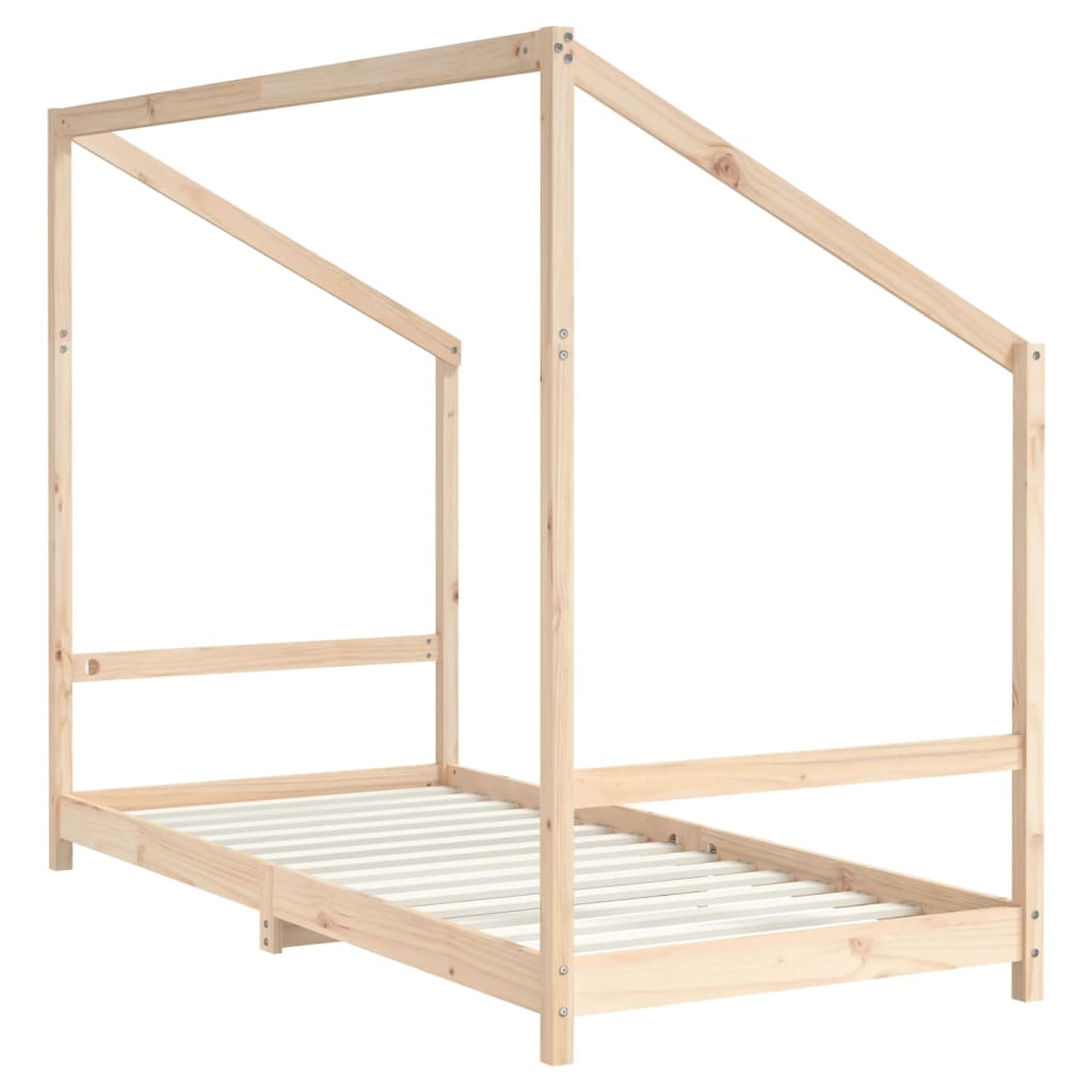 Kids Bed Frame Solid Wood Pine