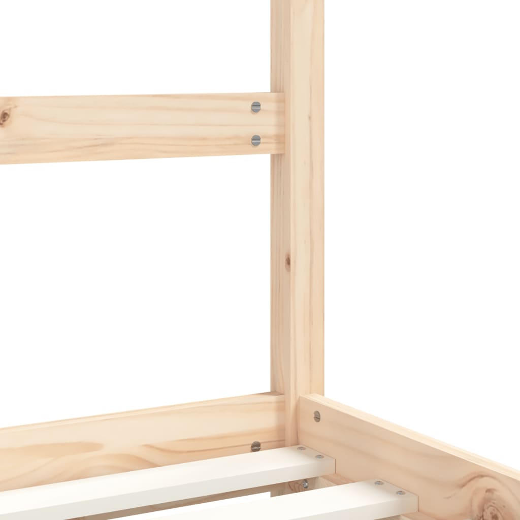 Kids Bed Frame Solid Wood Pine